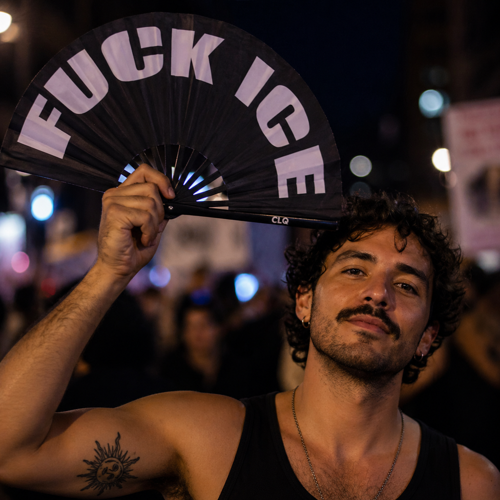 Fuck Ice Protest Clack